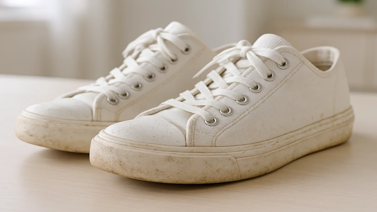 how to clean white sneakers