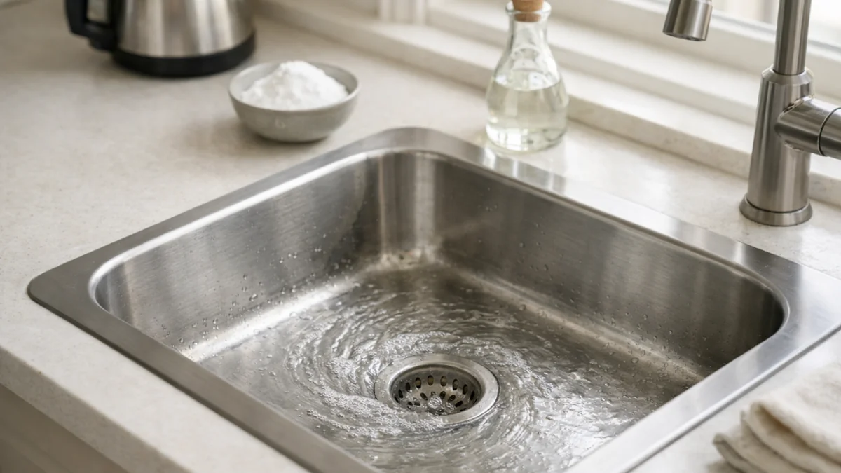 how to unclog a sink without chemicals
