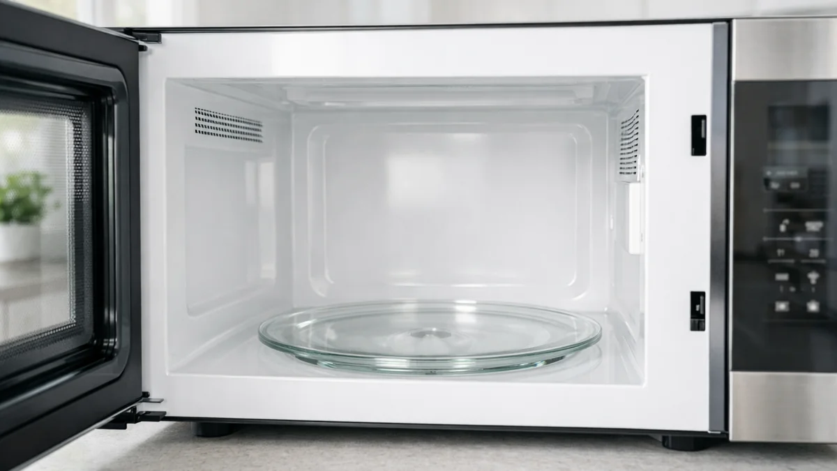 best way to clean microwave without chemicals