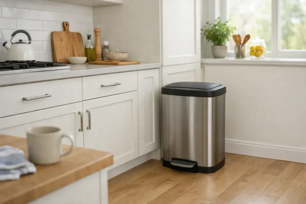 What Causes Kitchen Trash Can Smell in a Busy Home