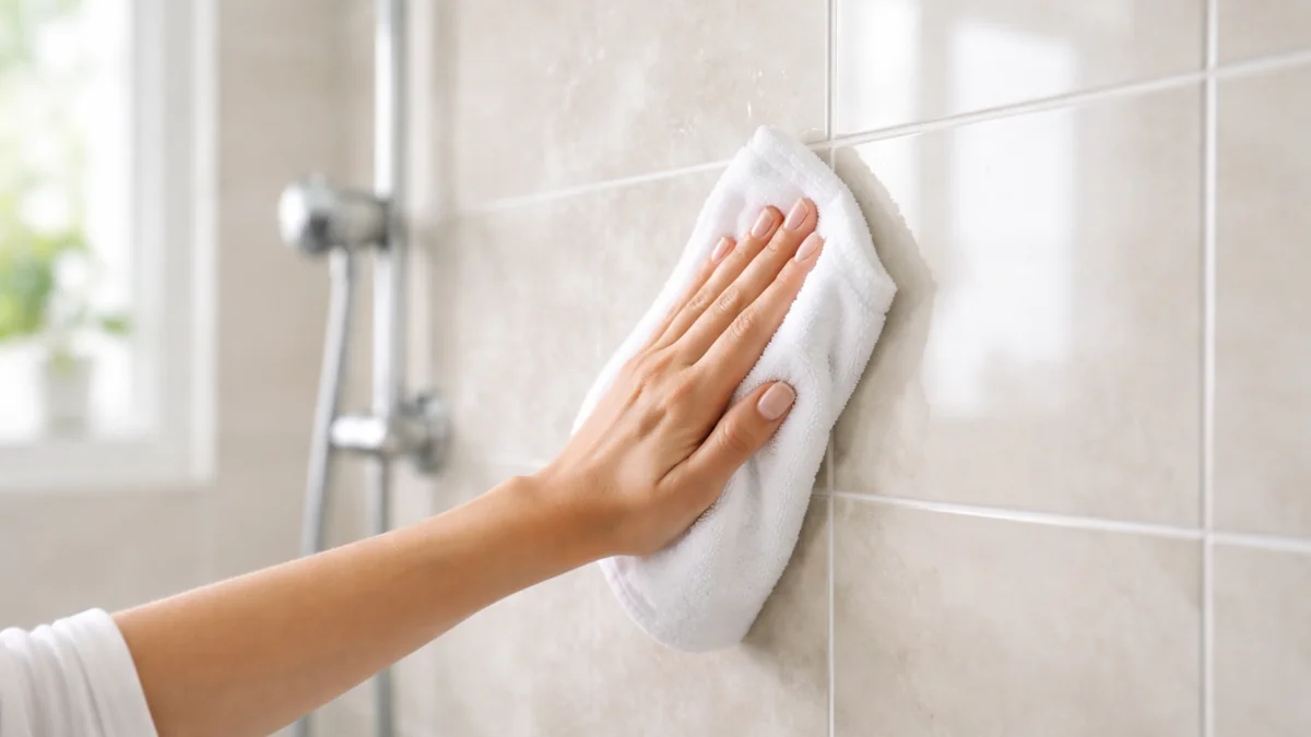 how to remove soap scum from shower walls