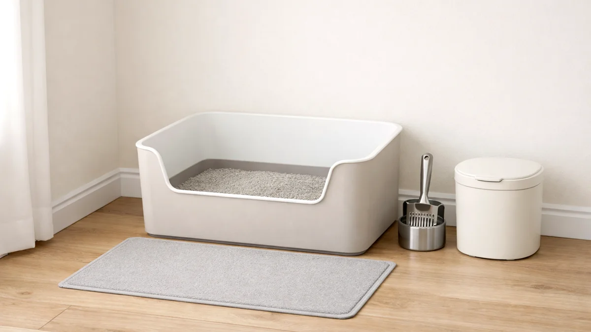 how to stop litter box smells in small apartments