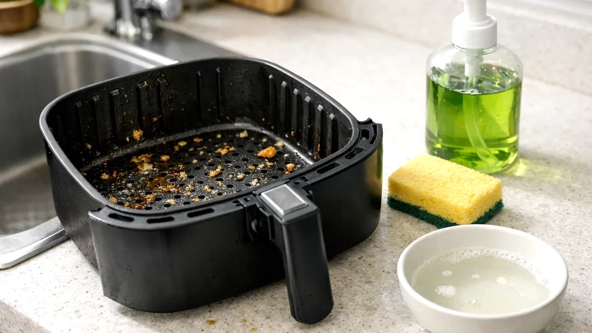 How to Clean an Air Fryer Basket Without Scratching (Easy Steps)