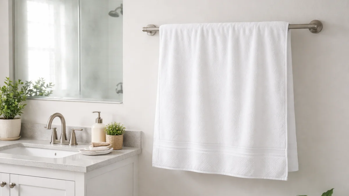how to dry towels faster in the bathroom