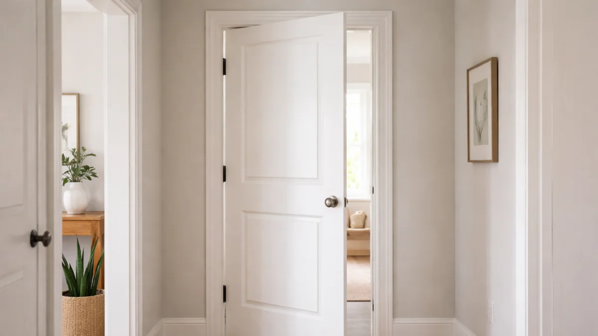 how to fix a squeaky door white interior door in hallway