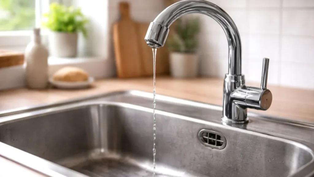 how to stop a leaky faucet dripping into kitchen sink
